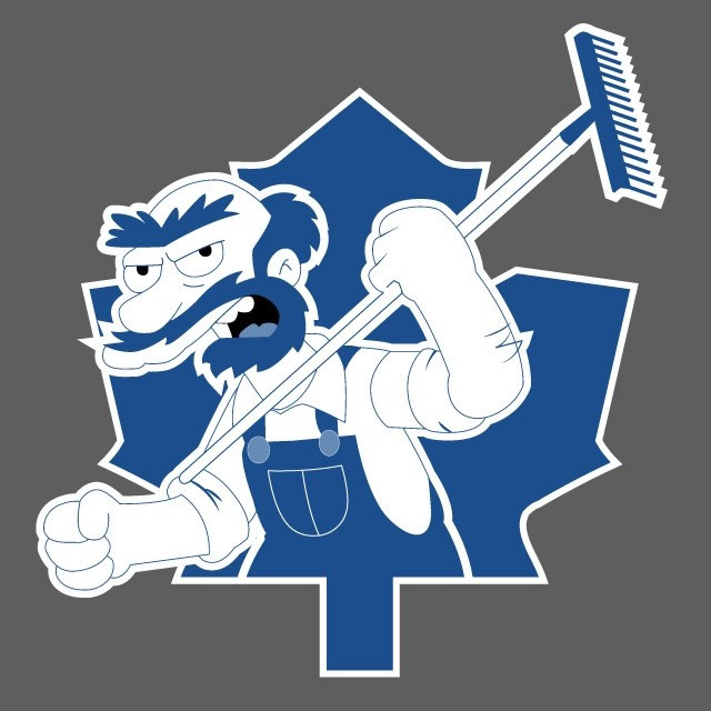 Toronto Maple Leafs Simpsons iron on transfers